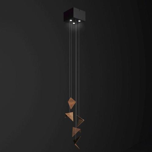 Gie El - Lustre - Acier - or fin LGH1002, Antiek en Kunst, Antiek | Verlichting