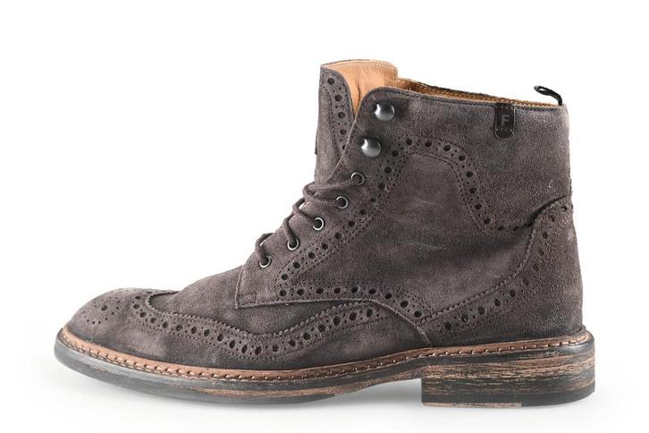 Floris van Bommel Veterboots in maat 40½ Bruin, Kleding | Heren, Schoenen, Bruin, Zo goed als nieuw, Boots, Verzenden