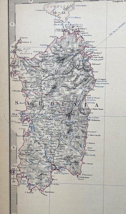 Italië - Zuid-Italië met Sardinië; Keith Alexander Johnston, Boeken, Atlassen en Landkaarten