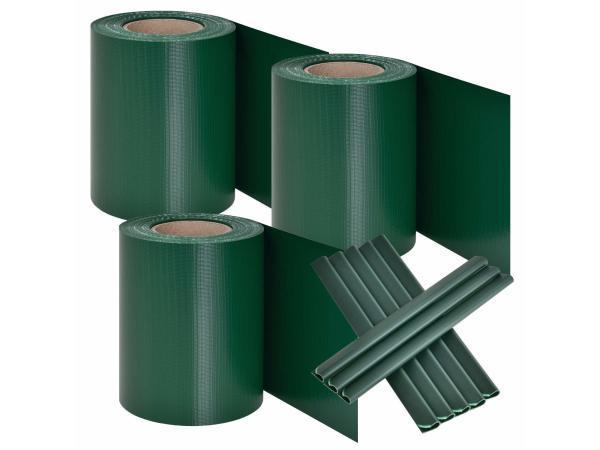 Veiling - PVC Privacystrips - 3 stuks - 35 meter - Groen, Tuin en Terras, Overige Tuin en Terras