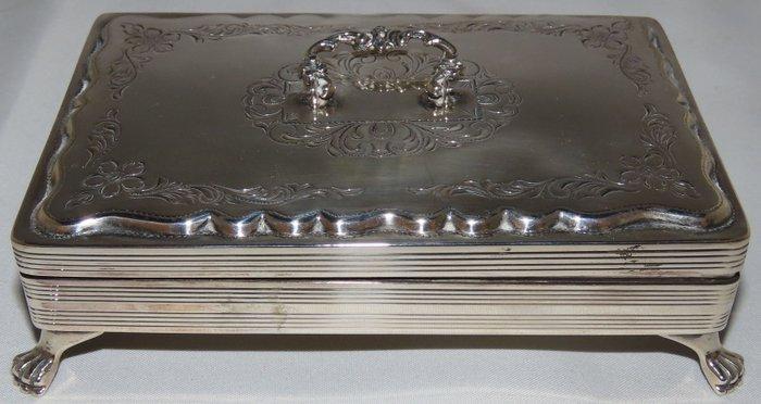Lepeldoos - .835 zilver - Antiek zilveren lepeldoos, Antiek en Kunst, Antiek | Zilver en Goud