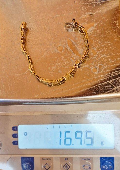 Armband - 18 karaat Geel goud - Jaren 70 - Als nieuw, Handtassen en Accessoires, Armbanden