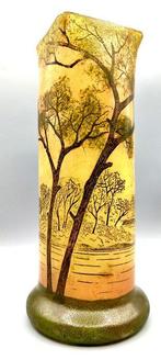 LEGRAS (1839-1916) - Vase - Ancien Vase Art Nouveau émaillé, Antiek en Kunst