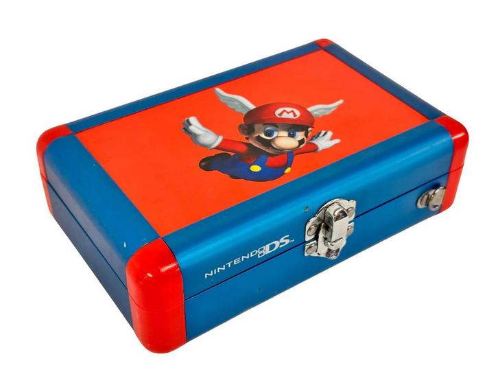 Nintendo DS Super Mario Steel Case (No Straps), Games en Spelcomputers, Spelcomputers | Nintendo DS, Verzenden