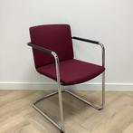 Tweedehands Wilkhahn Neos vergaderstoel, Bordeaux -rood, Gebruikt, Eén