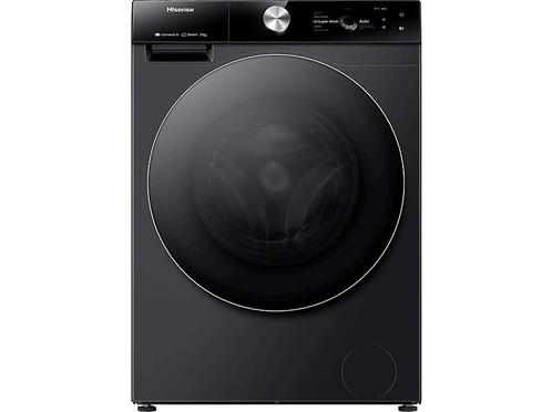 Hisense - Wasmachine Voorlader - 12 kg - Zwart, Elektronische apparatuur, Wasmachines, 95 cm of meer, Nieuw, Voorlader, Energieklasse A of zuiniger