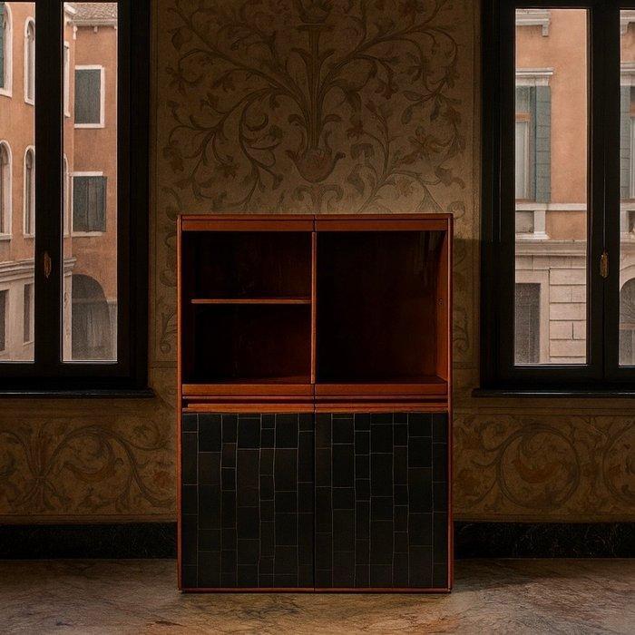 Poltrona Frau, Caleido - Tito Agnoli - Drankkast - Pelle di, Antiek en Kunst, Kunst | Designobjecten