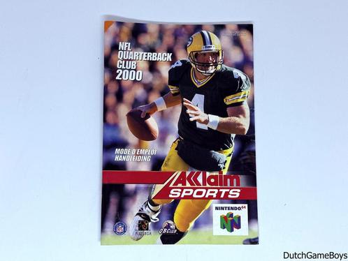 Nintendo 64 / N64 - NFL Quarterback Club 2000  - FAH - Manua, Games en Spelcomputers, Games | Nintendo 64, Gebruikt, Verzenden