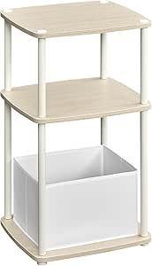 Bijzettafel – HUIS - Stoffen mand – Modern - Beige, Ophalen of Verzenden