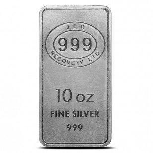 10 Onces troy - Argent .999 - JBR Recovery, Postzegels en Munten, Edelmetalen en Baren
