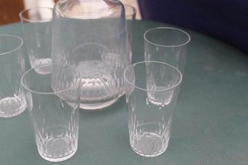 Baccarat - Service à liqueur (7) - Richelieu - Cristal -