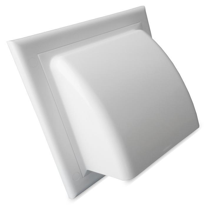 Kunststof gevelkap met klep, Doe-het-zelf en Bouw, Ventilatie en Afzuiging, Nieuw, Verzenden