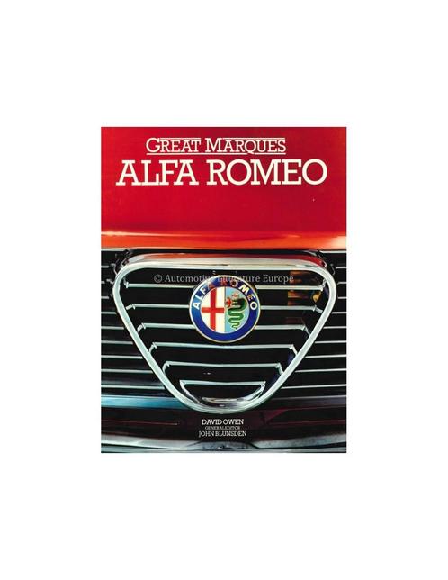 GREAT MARQUES: ALFA ROMEO - DAVID OWEN - BOEK, Livres, Autos | Livres, Enlèvement ou Envoi
