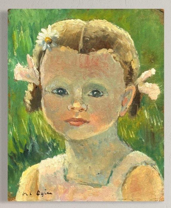 Marie Louise Ogier (1912-2003) - Dominique with the Daisy, Antiek en Kunst, Kunst | Schilderijen | Modern
