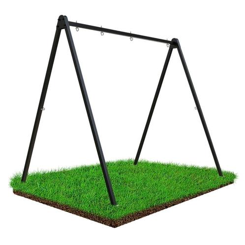 Stevig Schommel- en Hangmatframe 3-in-1 - Grafiet - Gesch..., Kinderen en Baby's, Speelgoed | Buiten | Speeltoestellen, Nieuw