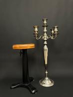 Kroonluchter - Metaal - Vloer kandelaars - 5 armen, Antiek en Kunst