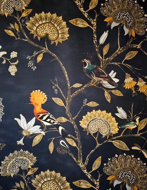 Tissu Art Déco exclusif avec Coucou – Design dAnimaux, Antiek en Kunst, Antiek | Tapijten, Tafelkleden en Textiel