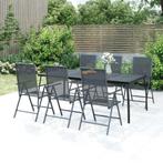 vidaXL Tuintafel 200x100x72 cm staalgaas antracietkleurig, Tuin en Terras, Tuintafels, Verzenden, Nieuw