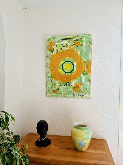 Enzo San Marco (1992) - Centrifugal, Antiek en Kunst, Kunst | Schilderijen | Modern