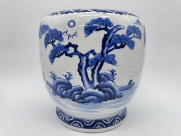 - Keramiek, -Blauw en wit porselein,
