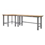 Werkbank hoekopstelling - Hoek werkbank 310 cm. lang grijs, Ophalen of Verzenden, Nieuw