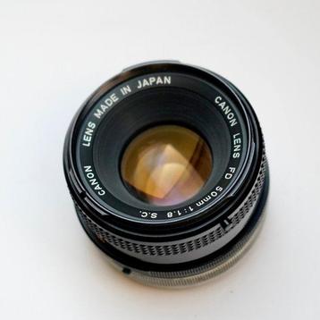 Canon FD 50mm F/1.8 S.C. Objectif principal