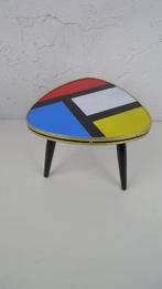 Bijzettafel - Hout - Mondrian-bloementafel, Antiek en Kunst