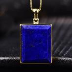 Geen minimumprijs - Unieke Lapis Lazuli hanger met ketting -, Verzamelen