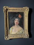 Italiaanse school (XIX) - Ritratto Nobildonna, Antiek en Kunst