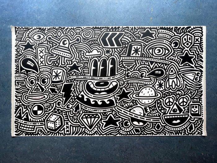 Ottograph - Multi Colour, Antiek en Kunst, Kunst | Schilderijen | Modern