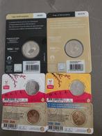 Belgique, France. Coin Card 2020/2024 (6 coincards) (Sans