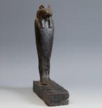 Oud-Egyptisch Hout Sculptuur van de zoon van Horus Duamutef.