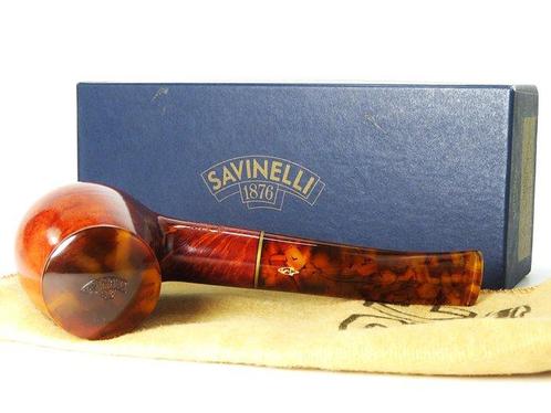 Savinelli - Splendid Unused Tortuga 701 Soirée with, Verzamelen, Rookartikelen, Aanstekers en Luciferdoosjes