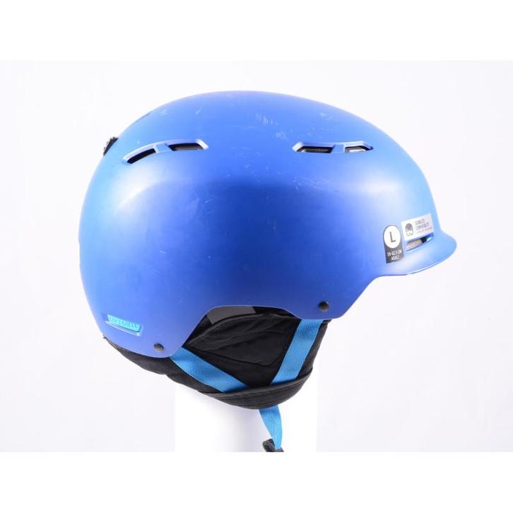 59 60 61 62 skihelm/snowboardhelm GIRO DISCORD, Matte blue,, Sport en Fitness, Skiën en Langlaufen, Ski, Overige typen, Gebruikt