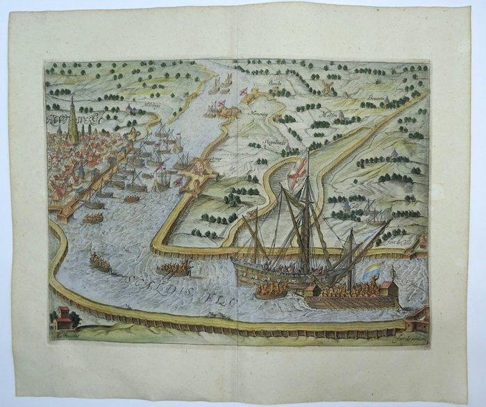 België - Antwerpen, Schelde; Jan Orlers - Antwerpia -, Boeken, Atlassen en Landkaarten