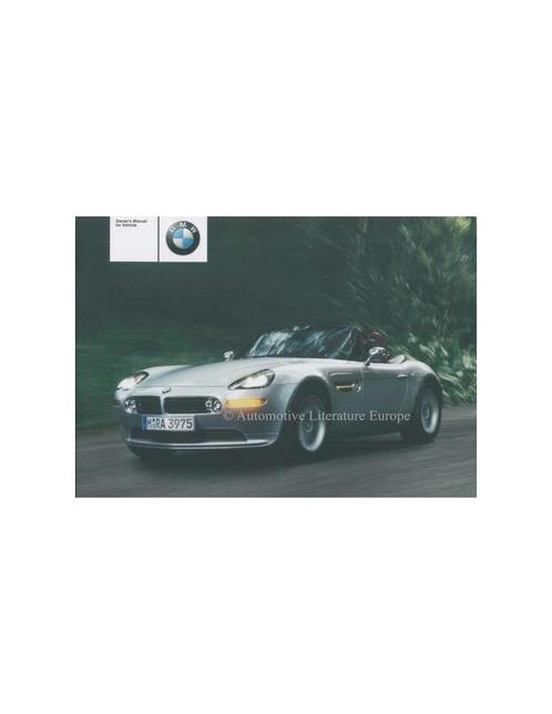 2003 BMW Z8 INSTRUCTIEBOEKJE ENGELS (USA), Auto diversen, Handleidingen en Instructieboekjes