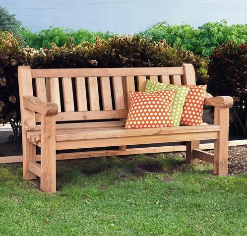 Tuinbank 140 cm KING ® George, Tuin en Terras, Tuinbanken, Verzenden