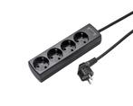 Martin Kaiser 4-Way Socket Black Cable 45 Degree 1.5m -, Verzenden