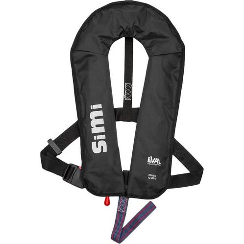 Eval Simi Opblaasbaar Reddingsvest 160N Zwart, Watersport en Boten, Watersportkleding, Nieuw, Ophalen of Verzenden