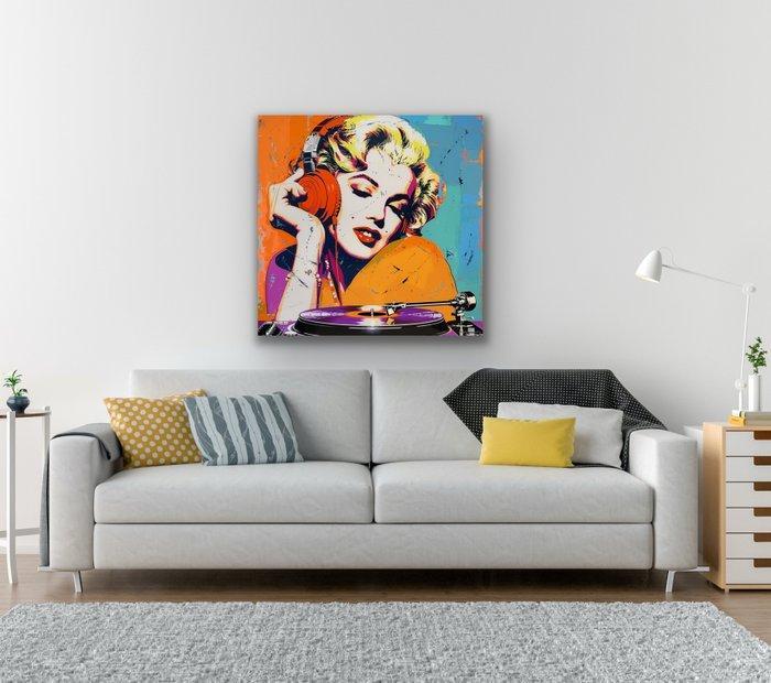 Eric Brumette - DJ MARILYN MONROE SAVED MY LIFE - Toile L, Antiek en Kunst, Kunst | Designobjecten