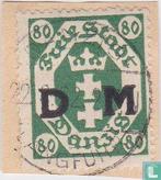 Danzig - Stadswapen (Dienst) - 1922, Timbres & Monnaies, Timbres | Europe | Autre, Verzenden