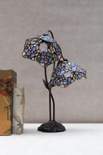 Lamp - Tiffany style - Messing, Glas, Antiek en Kunst