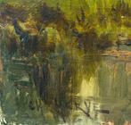 Ch. Herve (XIX) - Hirte mit Schafen, Antiek en Kunst