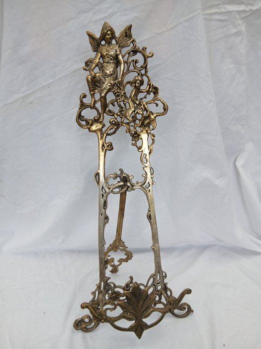 Standaard - Koper - schilderij standaard, Antiek en Kunst, Curiosa en Brocante