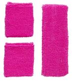 Neon Roze Zweetbandjes 2 delig, Verzenden, Nieuw
