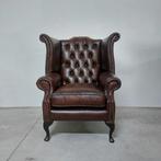 Chesterfield style - Fauteuil - Koningin Anna bruin Testa di
