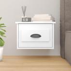 vidaXL Nachtkastje wandgemonteerd 41,5x36x28 cm hoogglans, Huis en Inrichting, Slaapkamer | Nachtkastjes, Verzenden, Nieuw