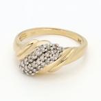Bague - 14 carats Or jaune Diamant (Naturelle)