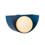 Lucide BENNI - Wandlamp - 1xG9 - Pastel blauw -, Verzenden