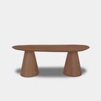 Tafel organisch eikenhout  Set Kegelpoot  230x105, Huis en Inrichting, Tafels | Eettafels, Nieuw